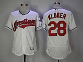 Cleveland Indians #28 Corey Kluber White Flexbase Jersey,baseball caps,new era cap wholesale,wholesale hats